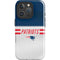NFL New England Patriots White Striped iPhone 16 Pro Impact Case